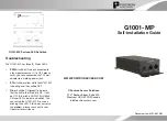 Preview for 1 page of Positron G1001-MP Self-Installation Manual