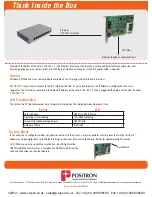 Preview for 2 page of Positron V-310 E1 Quick Start