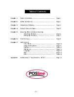 Preview for 2 page of POSline MTS17 User Manual