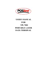 POSline TPL7000 User Manual preview
