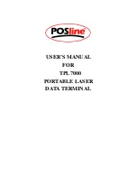 Preview for 1 page of POSline TPL7000 User Manual