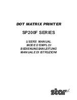 Preview for 2 page of POSMicro SP200F SERIES User Manual