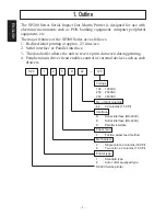 Preview for 5 page of POSMicro SP200F SERIES User Manual