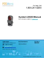 Предварительный просмотр 1 страницы POSMicro Symbol LS9203 Manual