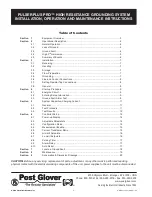 Preview for 2 page of Post Glover PULSERPLUS PRO Installation, Operation And Maintenance Instructions