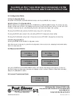 Preview for 15 page of Post Glover PULSERPLUS PRO Installation, Operation And Maintenance Instructions