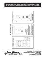 Preview for 23 page of Post Glover PULSERPLUS PRO Installation, Operation And Maintenance Instructions