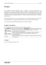 Preview for 5 page of Postek G-2108 User Manual