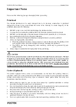 Preview for 6 page of Postek G-2108 User Manual