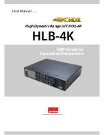 Postium HLB-4K Operational Instructions предпросмотр