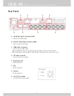 Предварительный просмотр 7 страницы Postium HLB-4K Operational Instructions