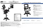 Preview for 2 page of Posture Depot HW Basics Plus Assembly Instructions