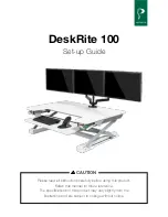 Posturite DeskRite 100 Setup Manual preview
