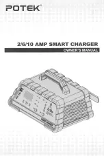 Preview for 1 page of Potek 2-6-10 Amp Smart Charger Owner'S Manual