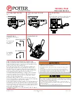 Preview for 6 page of Potter 1340103 Manual