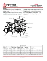 Preview for 22 page of Potter 1340103 Manual