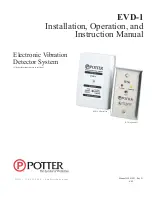 Предварительный просмотр 1 страницы Potter 2020230 Installation, Operation And Instruction Manual