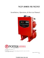 Potter NGP-1000D-M1 Installation, Operation & Service Manual preview