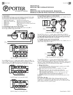 Предварительный просмотр 1 страницы Potter PAD100-IB Quick Start Manual