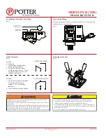 Предварительный просмотр 3 страницы Potter PS10 Series Manual