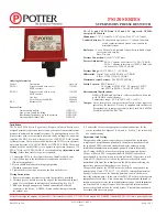 Potter PS120 Series Manual предпросмотр