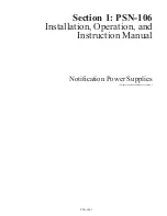 Preview for 5 page of Potter PSB-10 Installation, Operation And Instruction Manual