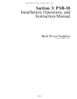 Preview for 37 page of Potter PSB-10 Installation, Operation And Instruction Manual