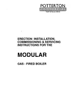 Potterton 1080 Erection Installation, Commissioning & Servicing Instructions preview