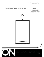 Potterton Apollo Installation & Service Instructions Manual preview