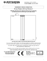 Preview for 1 page of Potterton Envoy Flowsure Installation & Service Instructions Manual