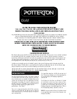 Potterton Gold H Range Installation And Servicing Instructions preview