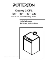 Предварительный просмотр 1 страницы Potterton Osprey 2 CFL 125 Installation And Servicing Instructions