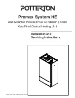 Potterton Promax System HE Installation And Servicing Instructions preview