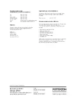 Preview for 40 page of Potterton Sirius Three WH-50 Installation, Operation & Maintenance Manual