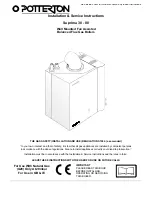 Preview for 1 page of Potterton Suprima 30 Installation And Service Instructions Manual