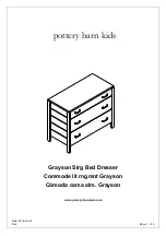 pottery barn kids GRAYSON Important Safety And Assembly Instructions preview