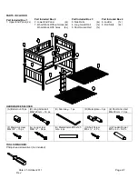 Предварительный просмотр 2 страницы Pottery Barn Teen EMERSON BUNK BED FULL OVER FULL User Manual