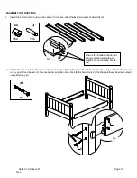 Предварительный просмотр 3 страницы Pottery Barn Teen EMERSON BUNK BED FULL OVER FULL User Manual