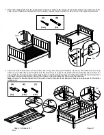 Предварительный просмотр 4 страницы Pottery Barn Teen EMERSON BUNK BED FULL OVER FULL User Manual