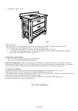 Предварительный просмотр 4 страницы Pottery Barn Benchwright Single Sink Console Assembly Instructions