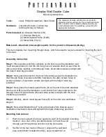 Pottery Barn Display Wall Double Cube Mounting Instructions предпросмотр