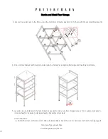 Предварительный просмотр 2 страницы Pottery Barn Marble and Metal Floor Storage Assembly Manual