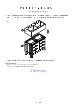 Preview for 2 page of Pottery Barn Mason Double Console with Sink Assembly Instructions