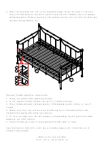 Предварительный просмотр 2 страницы Pottery Barn Savannah Daybed Assembly Instructions