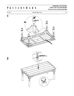 Preview for 5 page of Pottery Barn SAYULITA DINING TABLE Assembly Instructions Manual