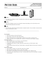 Предварительный просмотр 2 страницы Pottery Barn SEVILLE COUNTERSTOOL Assembly Instructions Manual