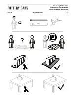 Предварительный просмотр 3 страницы Pottery Barn SEVILLE COUNTERSTOOL Assembly Instructions Manual