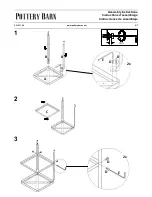 Предварительный просмотр 5 страницы Pottery Barn SEVILLE COUNTERSTOOL Assembly Instructions Manual