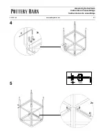 Предварительный просмотр 6 страницы Pottery Barn SEVILLE COUNTERSTOOL Assembly Instructions Manual