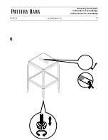 Предварительный просмотр 7 страницы Pottery Barn SEVILLE COUNTERSTOOL Assembly Instructions Manual